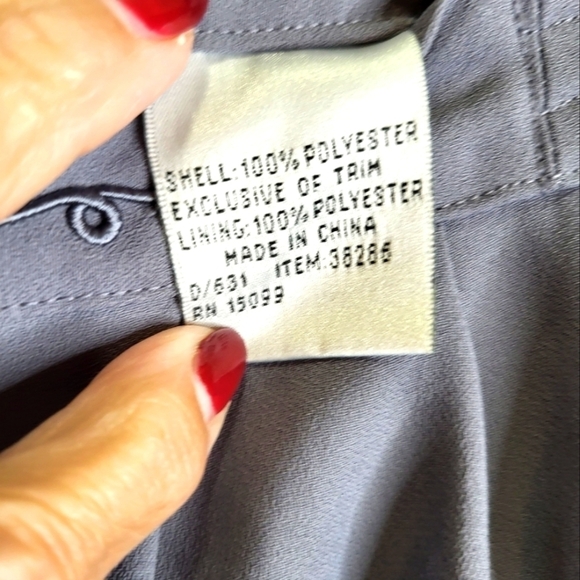 Vintage Social Collection size 12 jacket and skirt grey - Picture 13 of 16